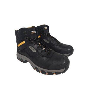 Dakota Men's Steel Toe Steel Plate Mid Cut Safety Hiker Boots 2401 Black 10.5W/L
